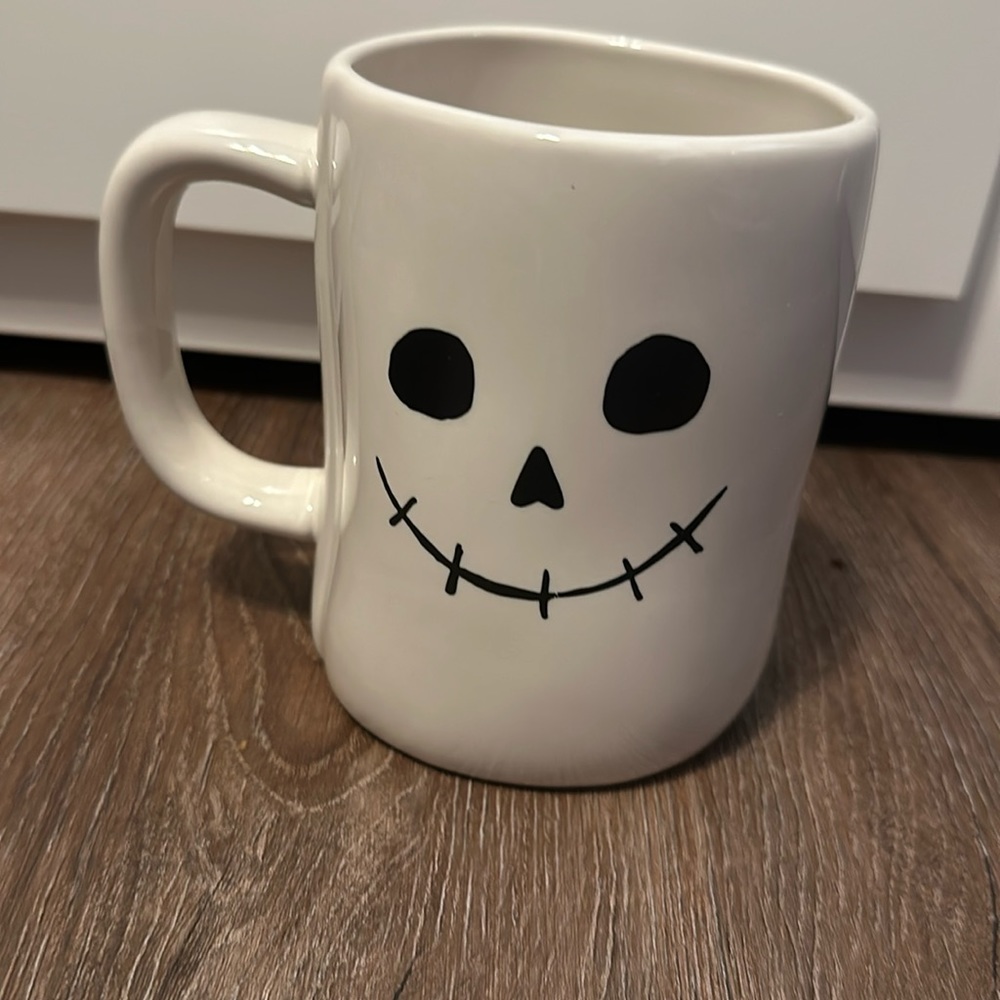 Rae Dunn Spooky Face Mug Double Sided